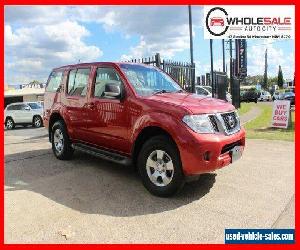 2012 Nissan Pathfinder R51 ST Wagon 7st 5dr Spts Auto 5sp 4x4 2.5DT [MY10] Red